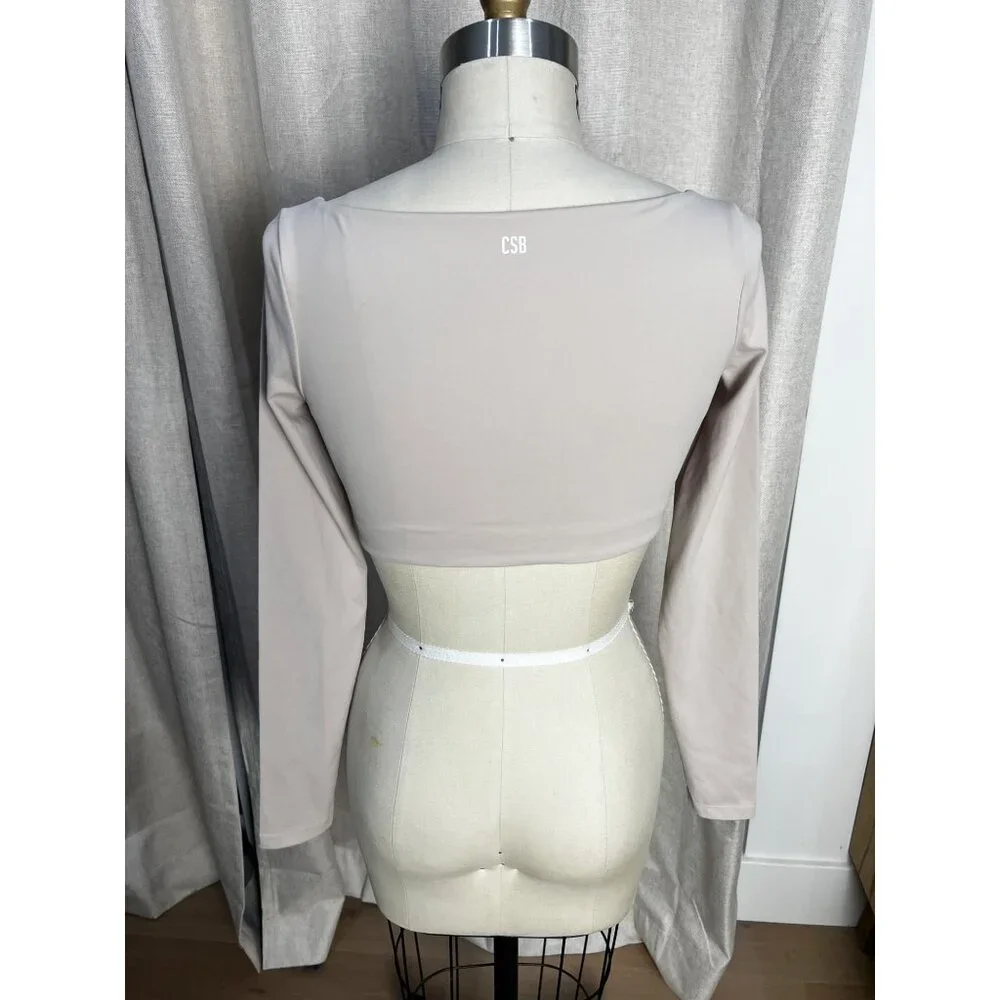 CSB Form Margo L/S Top Sz M Fawn - Picture 7 of 8